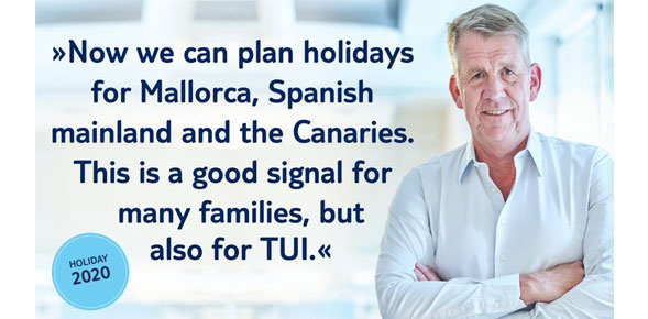 Η TUI επιστρέφει στην Ισπανία