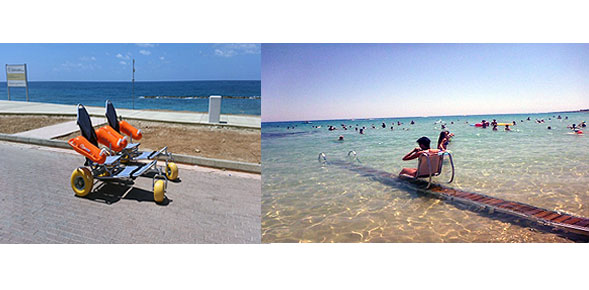 Οι προσβάσιμες παραλίες της Κύπρου για άτομα με κινητικές δυσκολίες